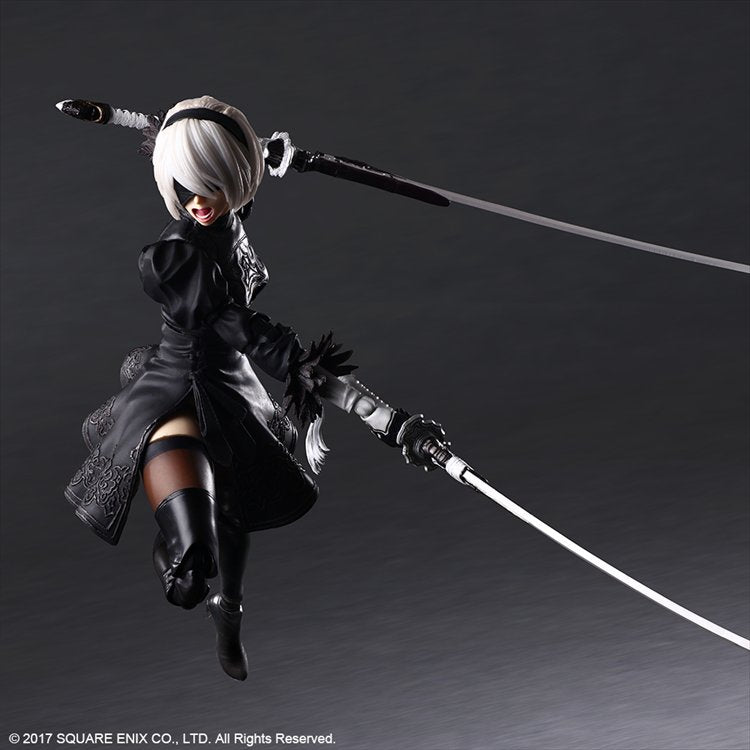 Nier Automata - 2B YoRHa No. 2 Type B Deluxe Ver. Play Arts Kai Action Figure