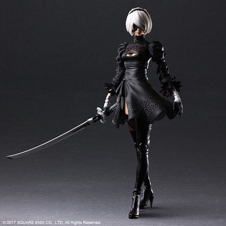 Nier Automata - 2B YoRHa No. 2 Type B Deluxe Ver. Play Arts Kai Action Figure