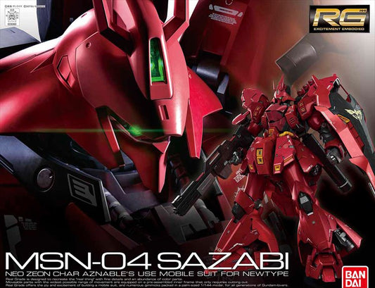 Gundam - 1/144 RG MSN-04 Sazabi Model Kit