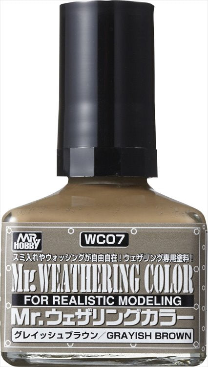 Mr Hobby - Mr Weathering Color Grayish Brown WC07 40ml