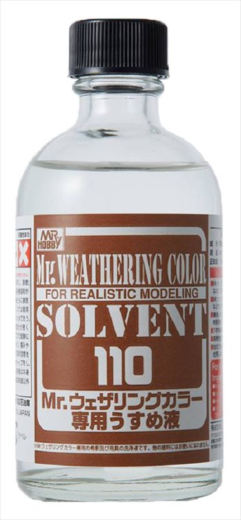 Mr Hobby - Mr Weathering Color Solvent 110 ml