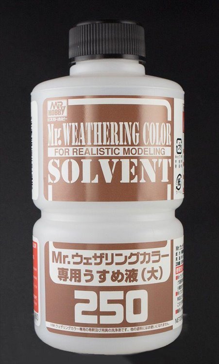 Mr Hobby - Mr Weathering Color Solvent 250 ml