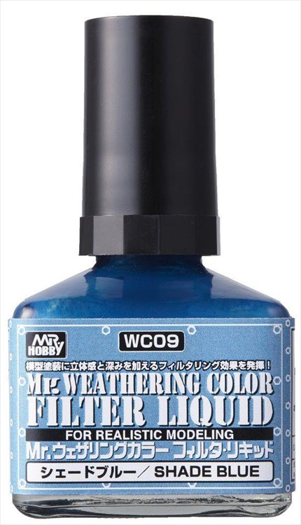 Mr Hobby - Mr Weathering Color Filter Liquid Blue WC09 40ml