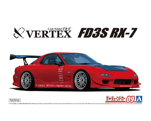 Tuned Car - 1/24 Vertex FD3S Rx-7 99 (mazda)