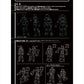 Wave - 1/100 Diorama Figurines in various poses.