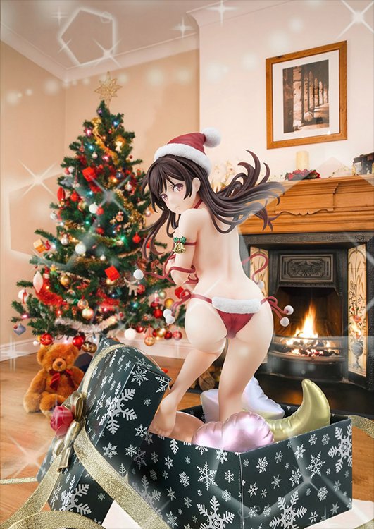 Rent A Girlfriend - 1/6 Mizuhara Chizuru In A Santa Claus Bikini PVC Figure