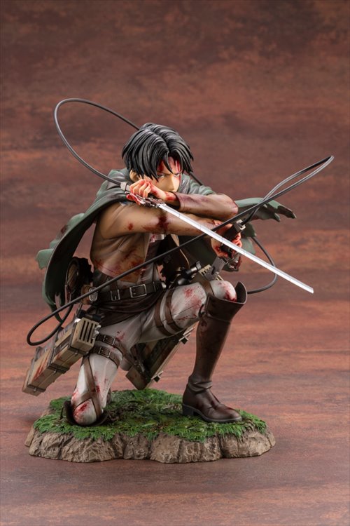 Attack On Titan - Levi Fortitude Ver. Artfx J PVC Figure