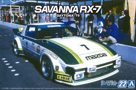 Model Car - 1/24 Mazda SA22C Rx-7 Daytona 79 Model Kit