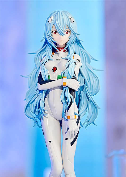 Rebuild Of Evangelion -Rei Ayanami Long Hair Ver.  Pop Up Parade PVC Figure