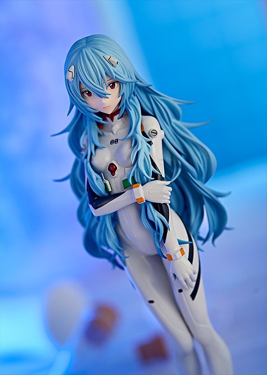 Rebuild Of Evangelion -Rei Ayanami Long Hair Ver.  Pop Up Parade PVC Figure