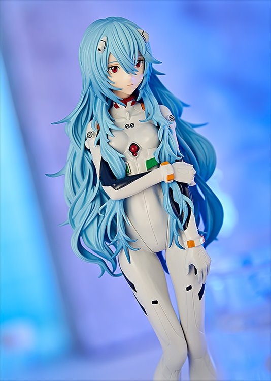 Rebuild Of Evangelion -Rei Ayanami Long Hair Ver.  Pop Up Parade PVC Figure