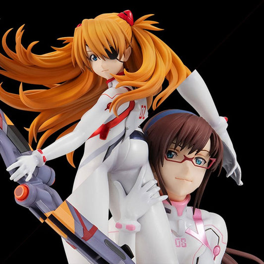 Evangelion 3.0 + 1.0 - Asuka Langley and Makinami Mari Illustrious G.E.M. PVC Figure