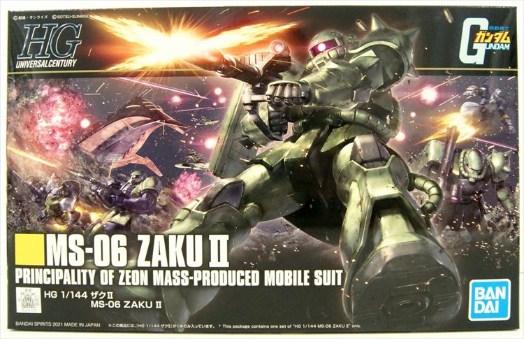 Gundam - 1/144 HGUC Zaku II Model Kit