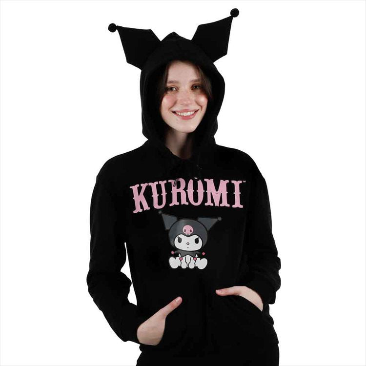 Sanrio - Kuromi 3D Plush Ears Cosplay Hoodie