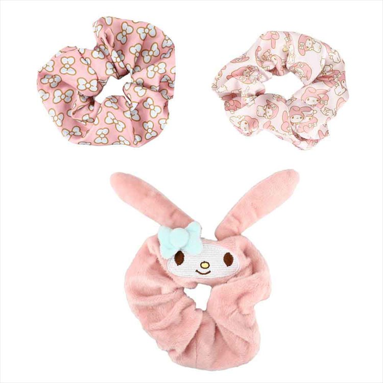 Sanrio - My Melody 3 Packs Scrunchies