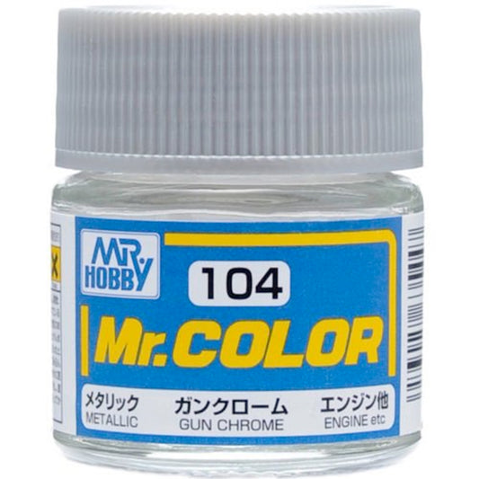 Mr Color - C104 Metallic Gloss Gun Chrome 10ml