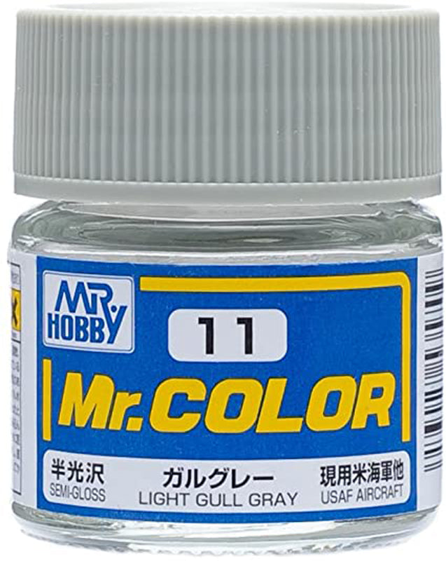Mr Color - C11 Semi-Gloss Light Gull Gray 10ml