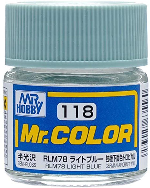 Mr Color - C118 Semi Gloss RLM78 Light Blue 10ml