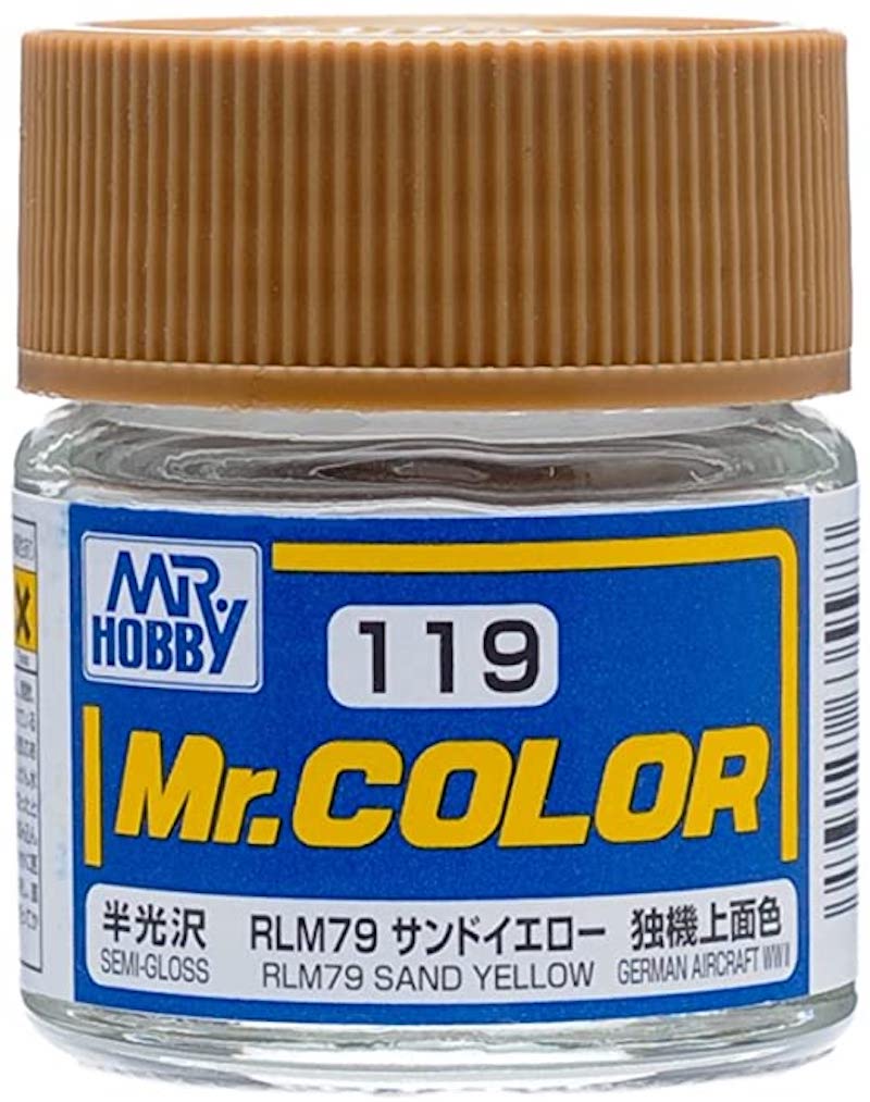 Mr Color - C119 Semi Gloss RLM76 Sand Yellow10ml