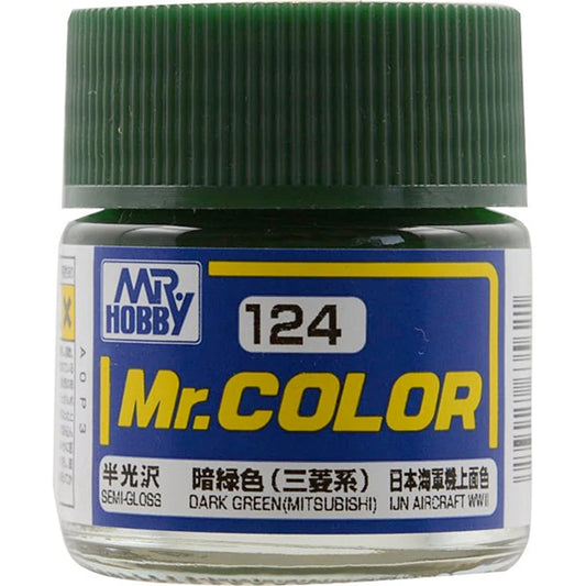 Mr Color - C124 Semi Gloss Dark Green - Mitsubishi 10ml