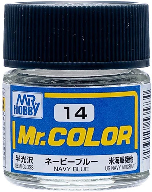 Mr Color - C14 Semi-Gloss Navy Blue 10ml