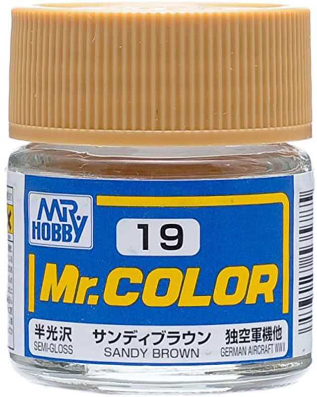 Mr Color - C19 Semi-Gloss Sandy Brown 10ml