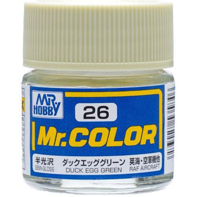 Mr Color - C26 Semi-Gloss Duck Egg Green 10ml