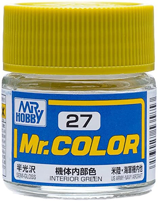 Mr Color - C27 Semi-Gloss Interior Green 10ml