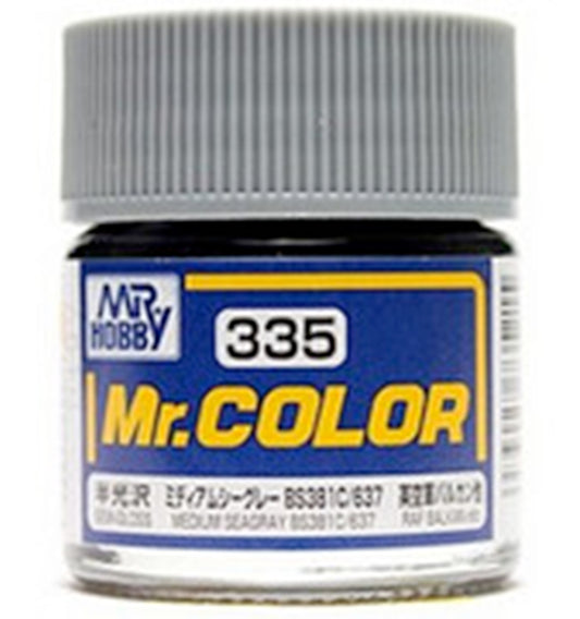Mr Color - C335 Semi Gloss Medium Seagray BS381C 637 10ml