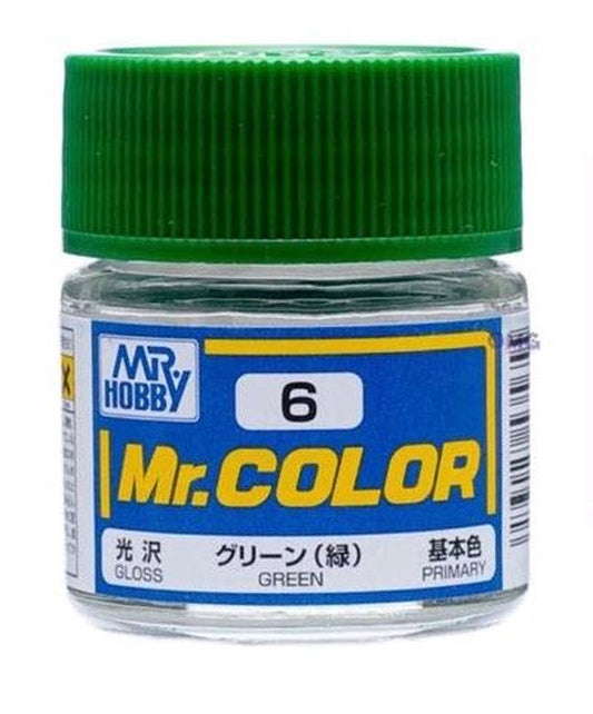 Mr Color - C6 Gloss Green 10ml Bottle