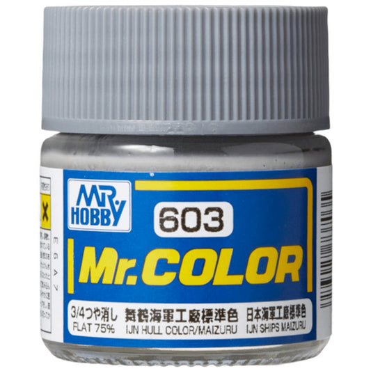 Mr Color - C603 75% Flat IJN Hull Gray Color Maizuru 10ml