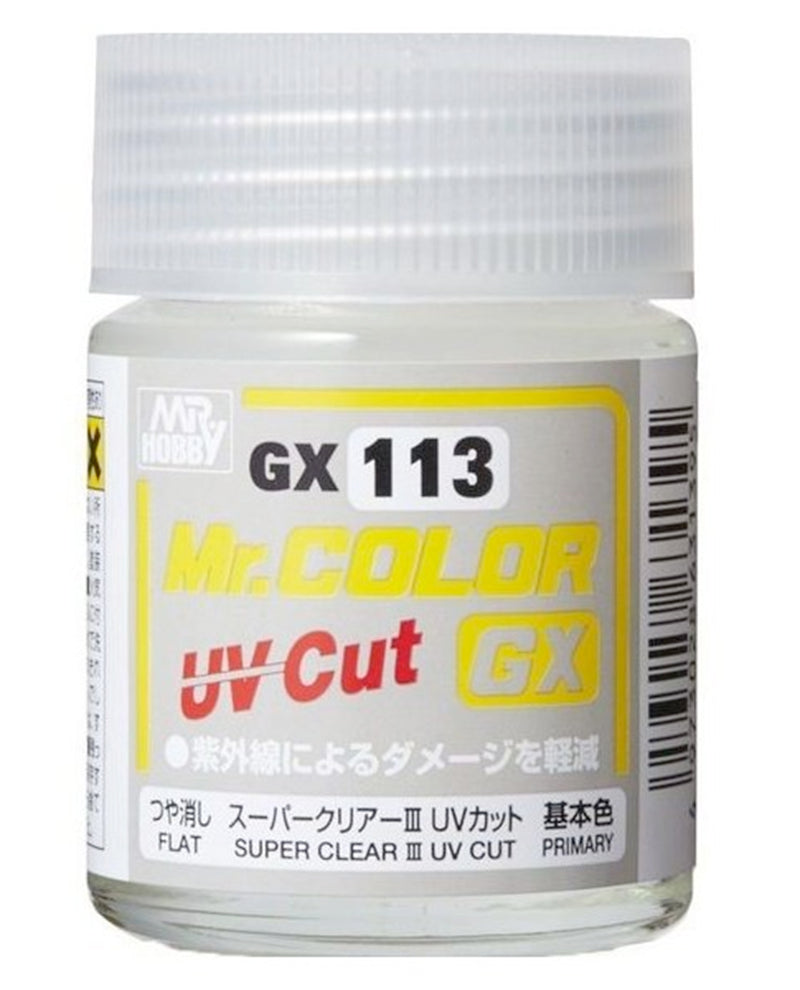 Mr Color - GX113 GX Super Clear III UV Cut Flat 18ml