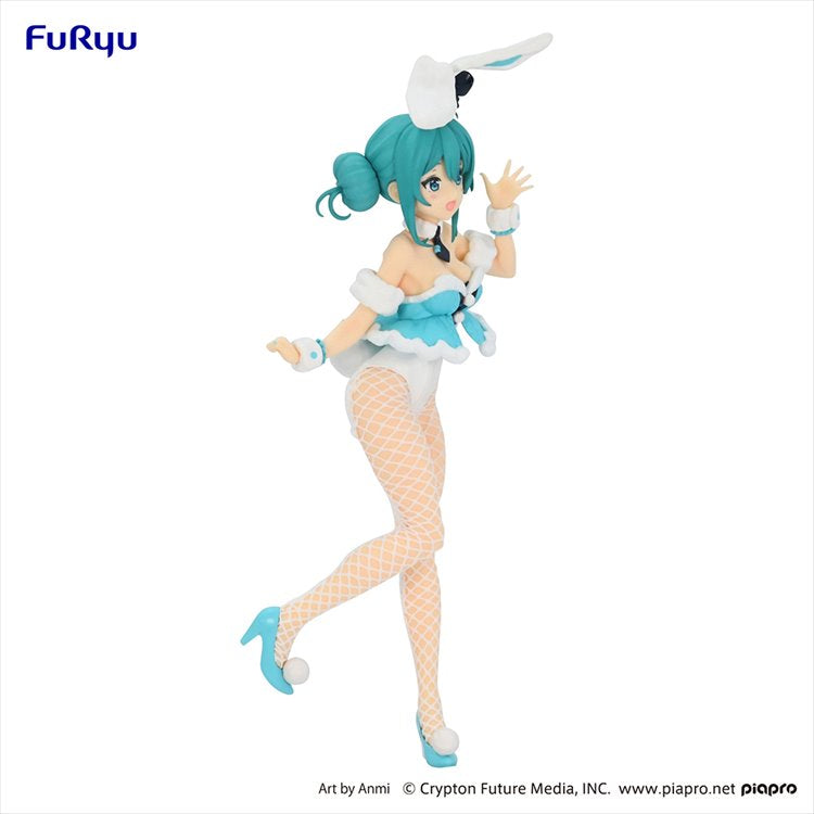 Vocaloid - Hatsune Miku White Rabbit Ver. Bicute Bunnies Figure