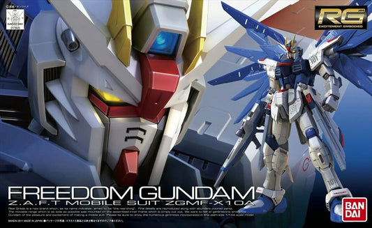 Gundam Seed - 1/144 RG ZGMF-X10A Freedom Gundam Model Kit