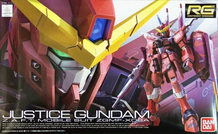 Gundam Seed - 1/144 RG Justice Gundam Model Kit