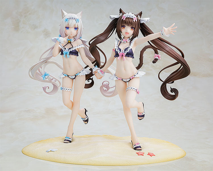 Nekopara - 1/7 Chocola & Vanilla Maid Swimsuit Ver. Kadokawa Special Set PVC Figure