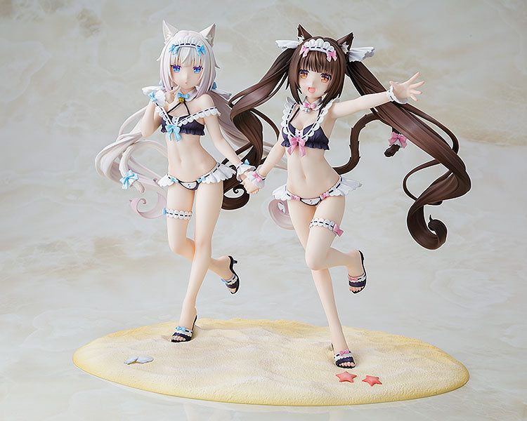 Nekopara - 1/7 Chocola & Vanilla Maid Swimsuit Ver. Kadokawa Special Set PVC Figure