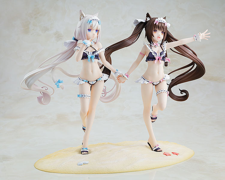 Nekopara - 1/7 Chocola & Vanilla Maid Swimsuit Ver. Kadokawa Special Set PVC Figure