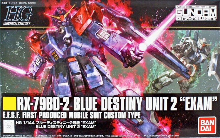 Gundam - 1/144 HGUC RX-79BD-2 Blue Destiny Unit 2 Exam Gundam