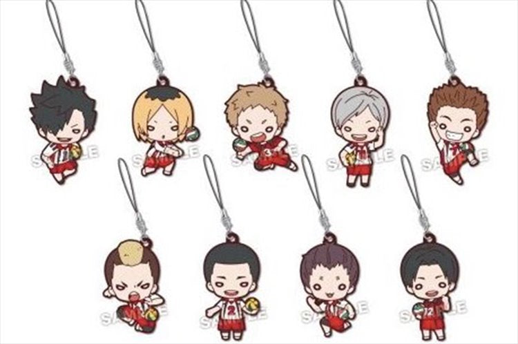 Haikyuu To The Top - Nekoma High Second Uniform Rubber Strap SINGLE BLIND BOX