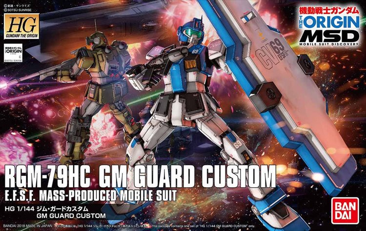 Gundam The Origin - 1/144 HG RGM-79HC GM Guard Custom