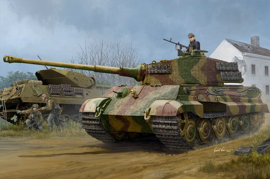 Hobby Boss - 1/35 Pz.Kpfw.VI Sd.Kfz.182 Tiger II with Zimmerit