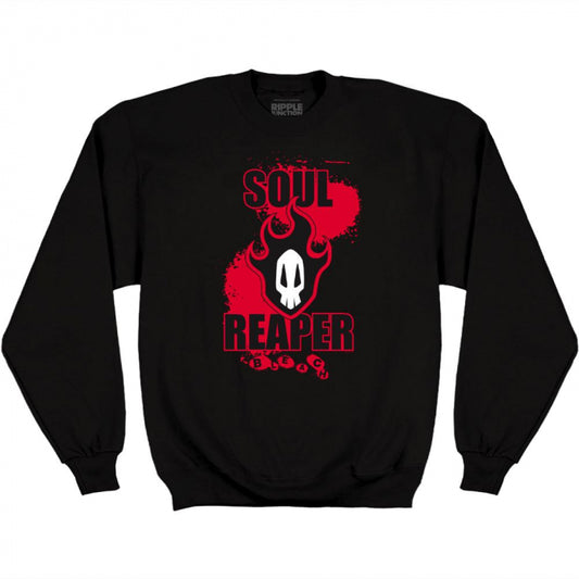 Bleach - Soul Reaper With Flame Skull Sweatshirt
