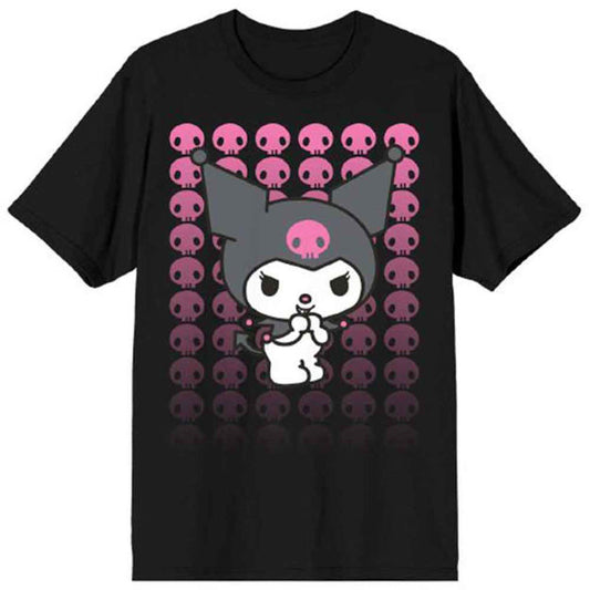 Sanrio - Kuromi Pink Skulls T-Shirt