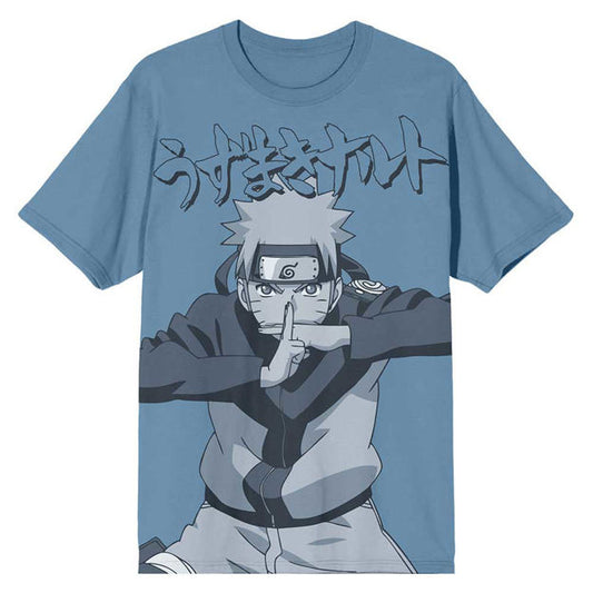 Naruto Shippuden - Ox Hand Pose Oversized Print T-Shirt