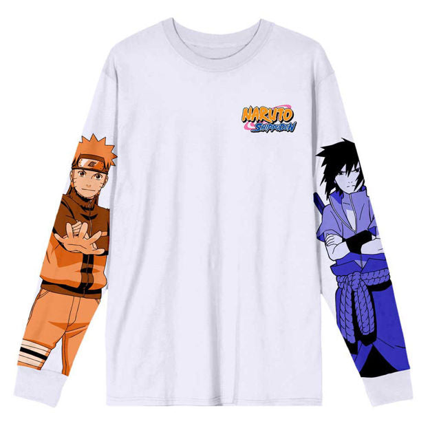 Naruto Shippuden - Naruto and Sasuke Long Sleeve T-Shirt
