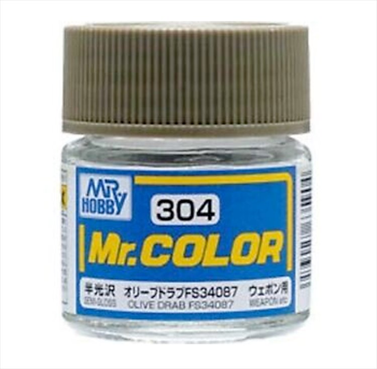 Mr Color - C304 Semi Gloss Olive Drab FS34087 10ml
