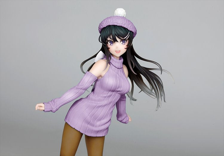 Rascal Does Not Dream Of Bunny Girl Senpai - Mai Sakurajima Knit One-Piece Ver. Figure