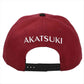 Naruto - Akatsuki Cloud Cruved Bill Snapback Caps