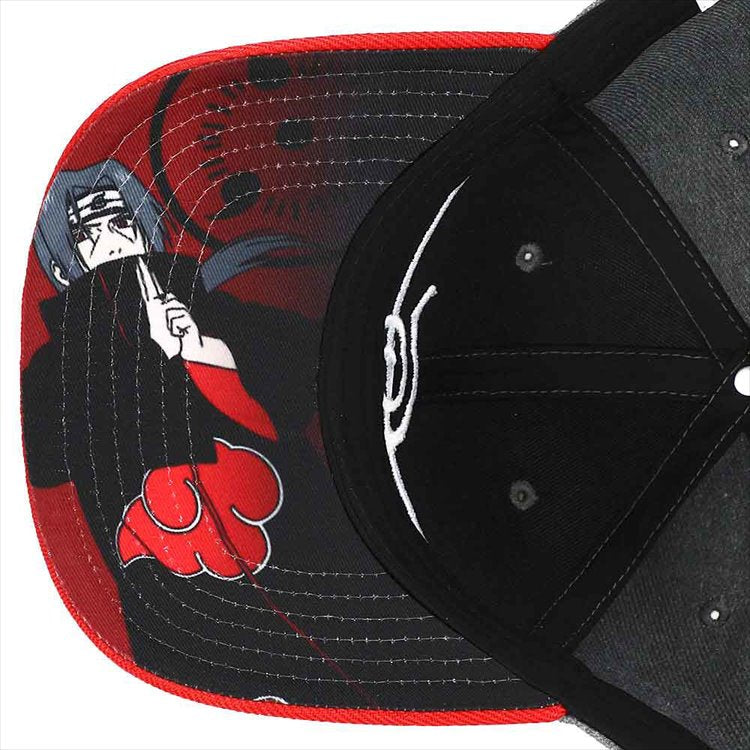 Naruto - Itachi Anti Leaf Village Pre-curved Bill Snapback Caps